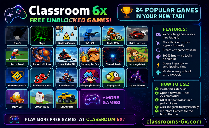 Unblocked Games Classroom 6x