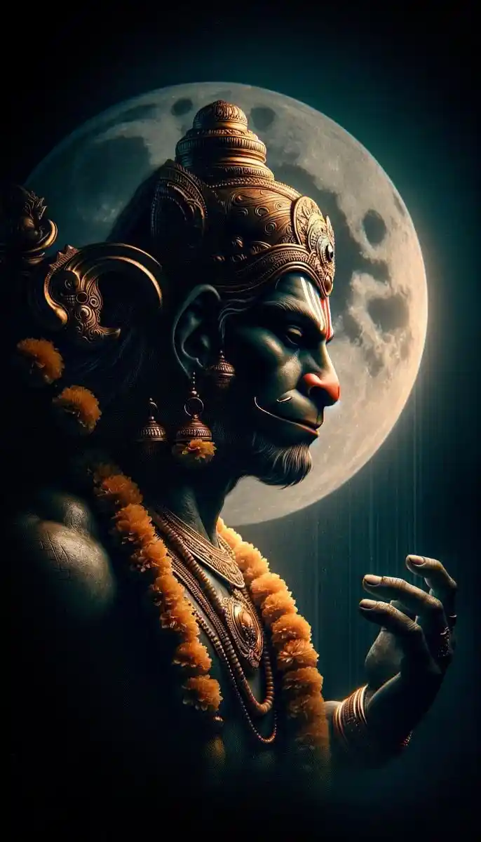 aesthetic hanuman ji photo