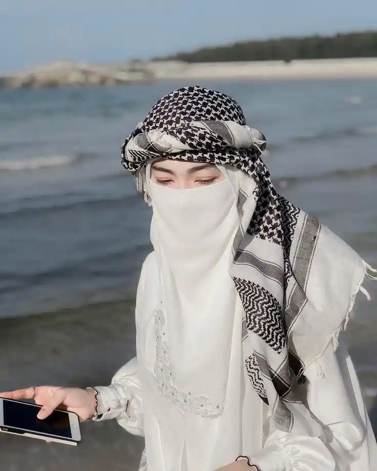 anime hijab girl dp 48