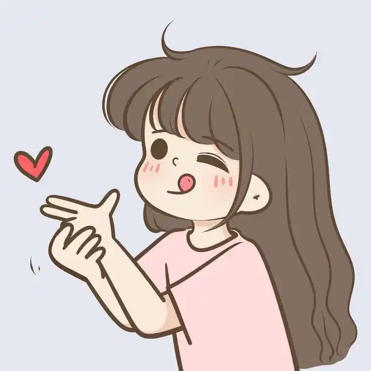 girl cartoon dp