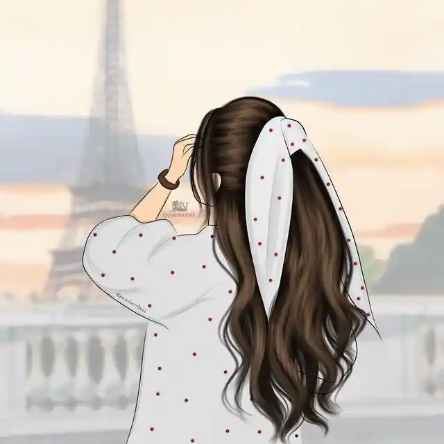 cartoon girl dp pic