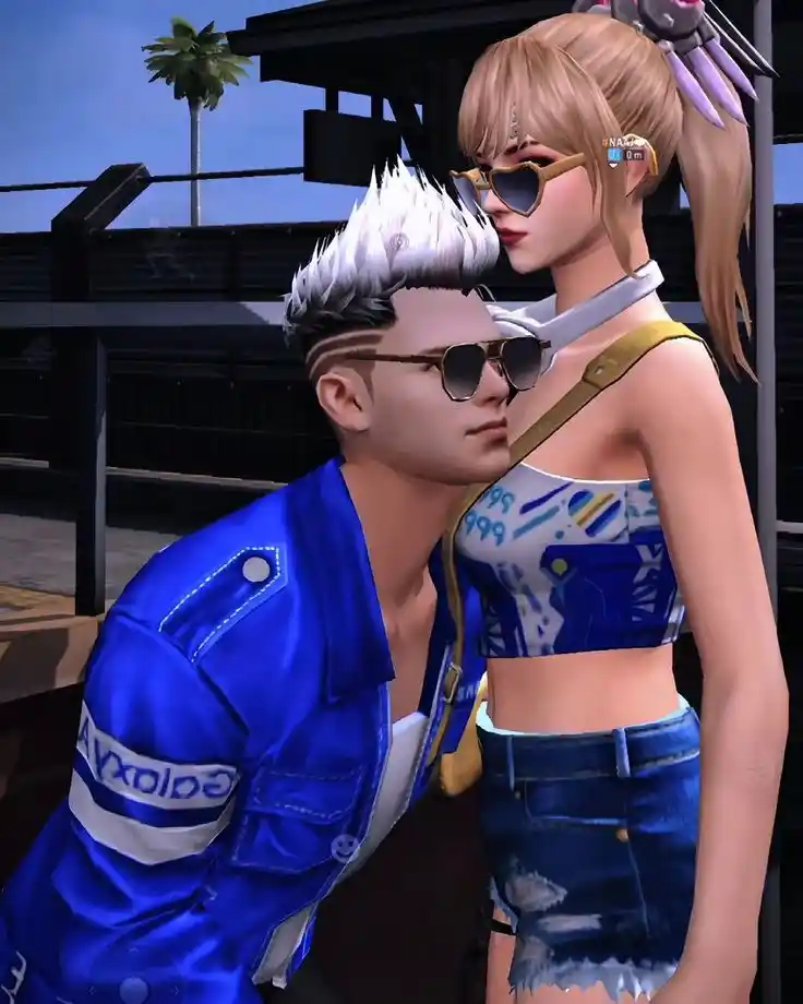 free fire dp attitude love girl