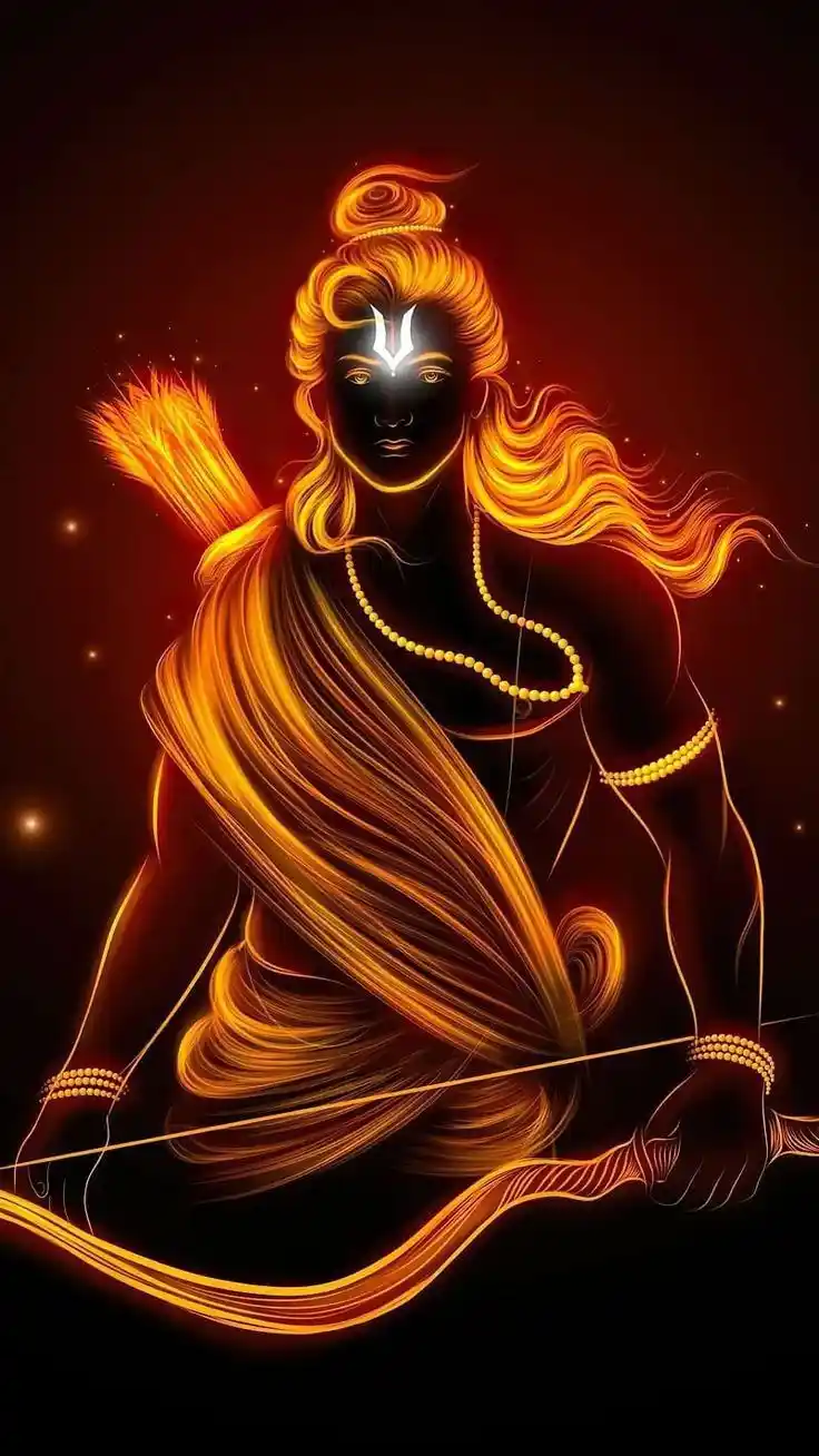jai shree ram anime boy dp