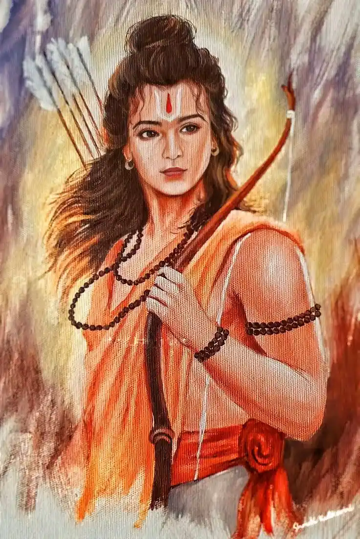 jai shree ram bhagwa dp